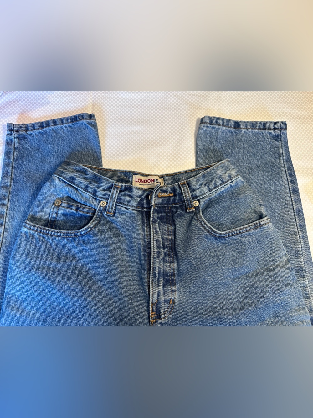 Vintage 90s London Jean High Rise Mom Jeans Size 4 Made in USA